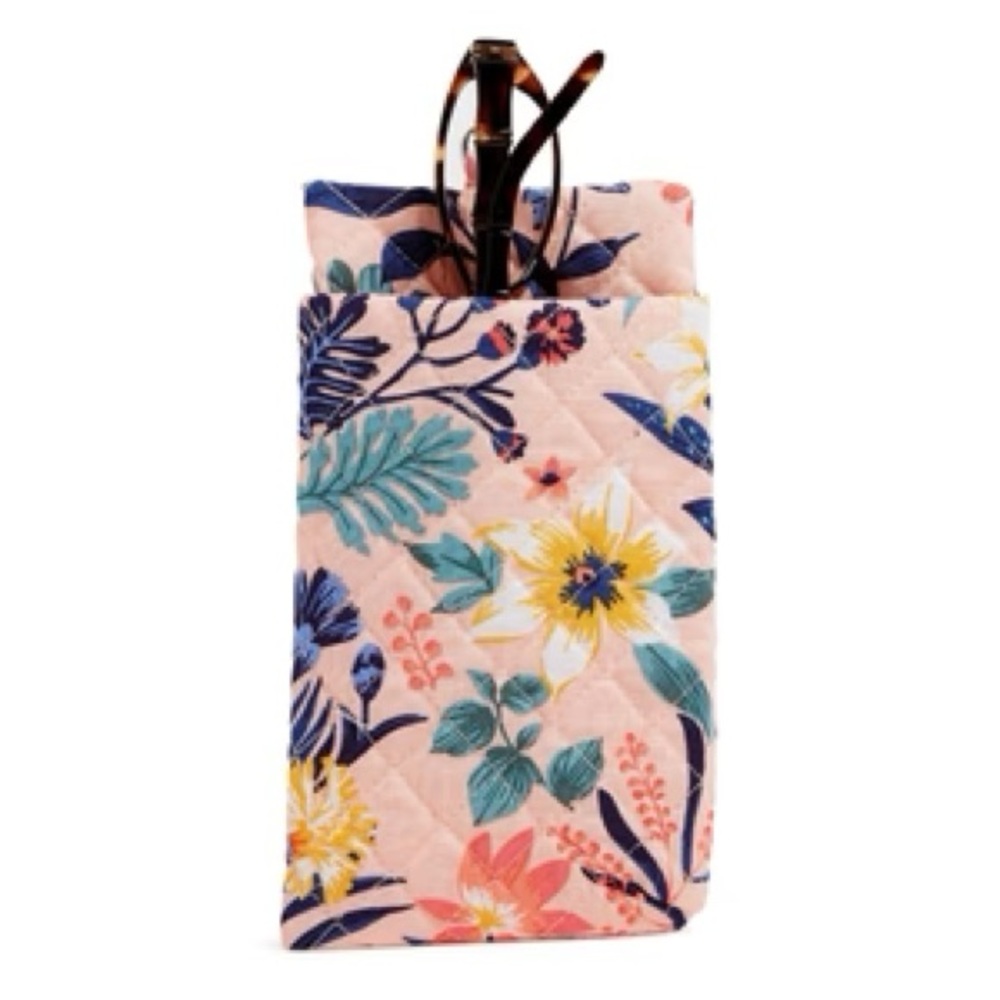 NWOT Vera Bradley Paradise Coral Cotton Double Eye Case